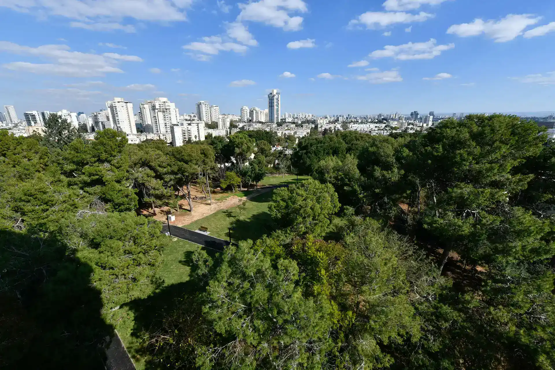 בדיור מוגן משען גבעתיים - שטחים